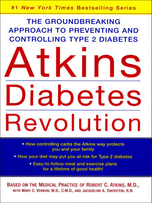 Title details for Atkins Diabetes Revolution by Robert C. Atkins - Available
